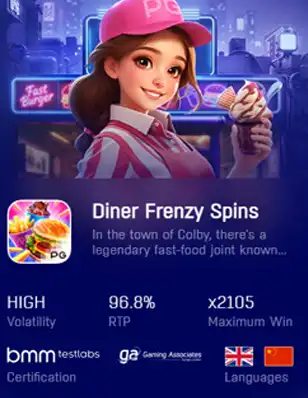 ทดลองเล่นสล็อต Diner Frenzy Spins แตกง่าย 