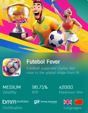 ทดลองเล่นสล็อต FUTEBOL FEVER เว็บพนัน ฝากขั้นต่ำ 1 บาท