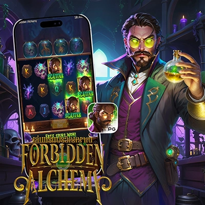 ทดลองเล่นสล็อต Forbidden Alchemy