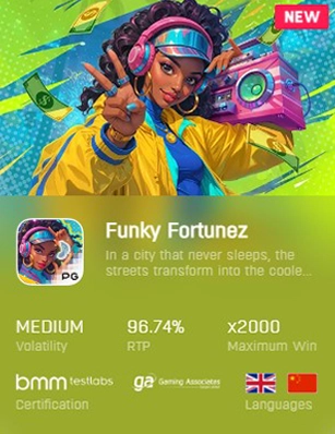 ทดลองเล่นสล็อต Funky Fortunez