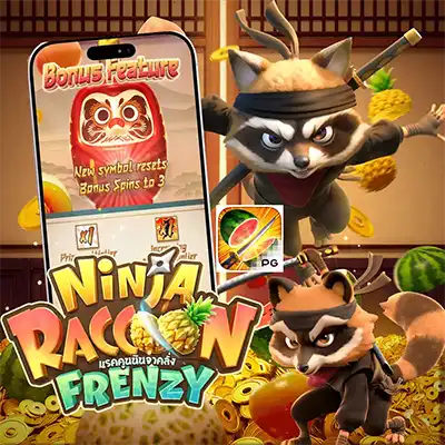 ทดลองเล่นสล็อต NINJA RACCOON FRENZY