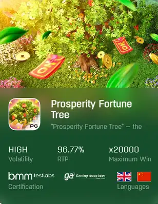 ทดลองเล่นสล็อต Prosperity Fortune Tree เว็บตรงฝากถอนไม่มีขั้นต่ำ