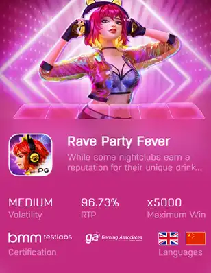 ทดลองเล่นสล็อต Rave Party Fever เว็บตรง ค่า สิ โน
