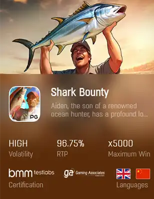 ทดลองเล่นสล็อต SHARK BOUNTY เว็บพนัน ฝากขั้นต่ำ 1 บาท