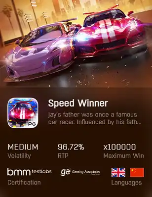 ทดลองเล่นสล็อต SPEED WINNER ฝากถอนไม่มีขึ้นต่ำ
