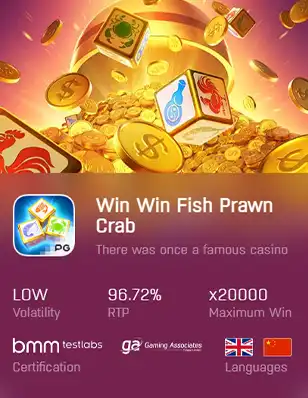 ทดลองเล่นสล็อต WIN WIN FISH PRAWN CRAB สล็อต pg ๑๑ pgstar777 cfd