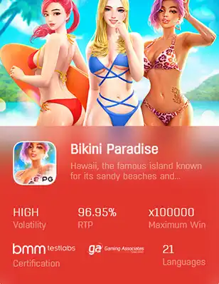ทดลองเล่นสล็อต BIKINI PARADISE สล็อตพีจี